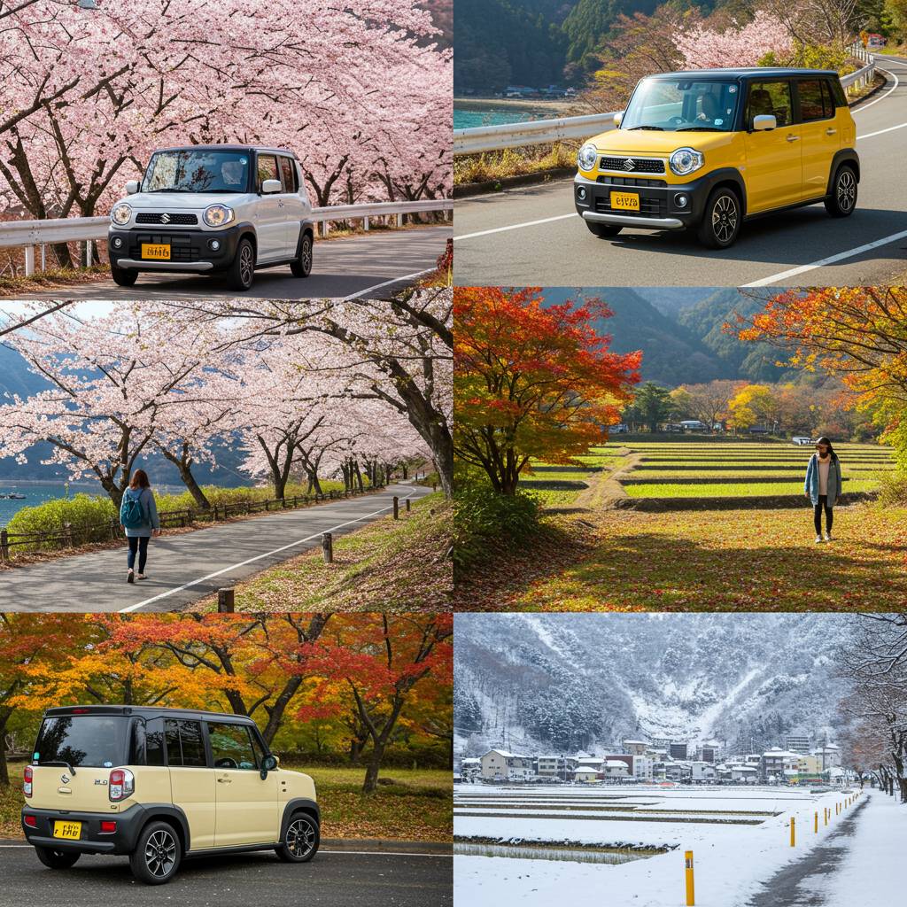 山も海も街も楽しむ!軽自動車オーナーの四季折々の過ごし方