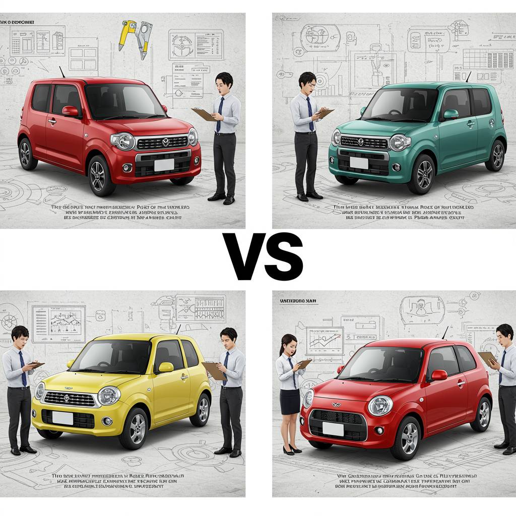 【驚愕】プロが選ぶ軽自動車、実はこんなに違う!徹底比較レポート