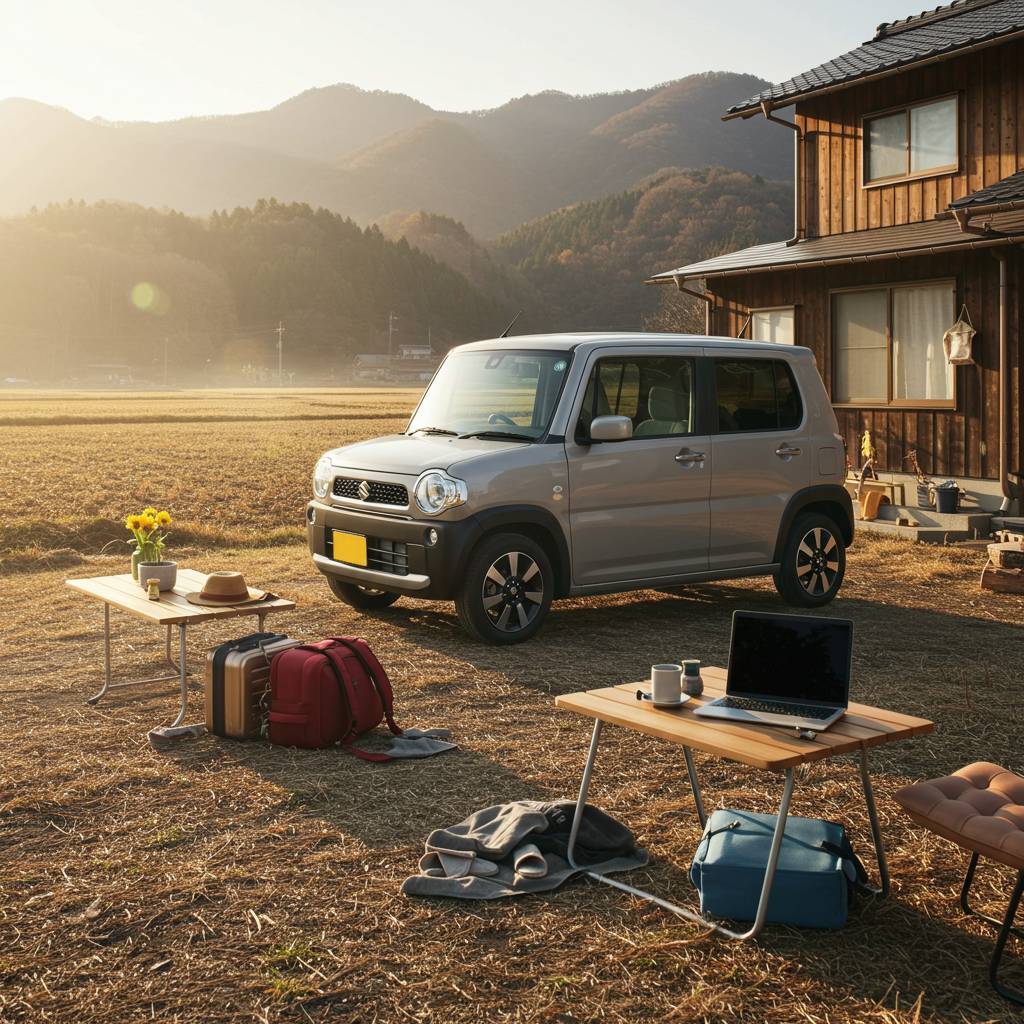 軽自動車で叶える週末移住計画 – 二拠点生活のリアル