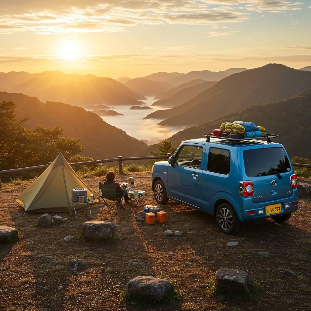 軽自動車×キャンプのすすめ – コンパクトだからこそ行ける秘境の絶景スポット