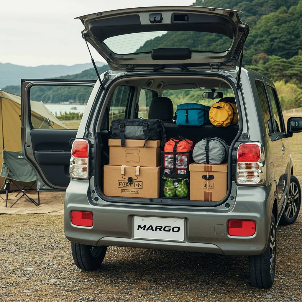 驚愕の収納力！軽自動車で叶える荷物多めの移動生活