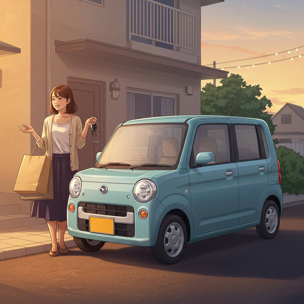 女性一人暮らしの救世主！軽自動車がもたらす安心感