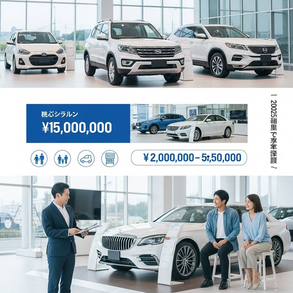 【2025年版】失敗しない車購入！予算別・目的別おすすめモデル完全ガイド