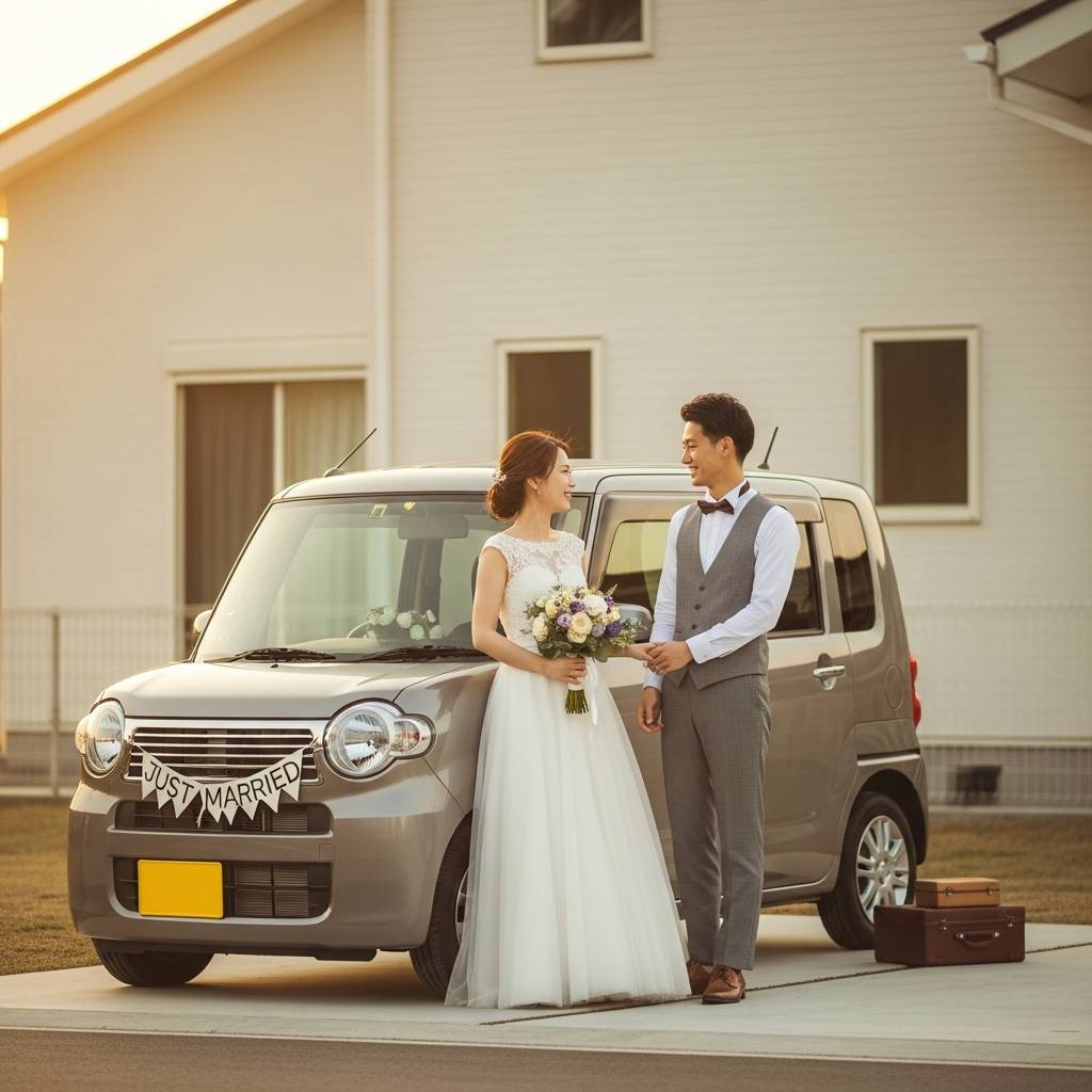 新婚カップルが語る軽自動車で始める二人の新生活