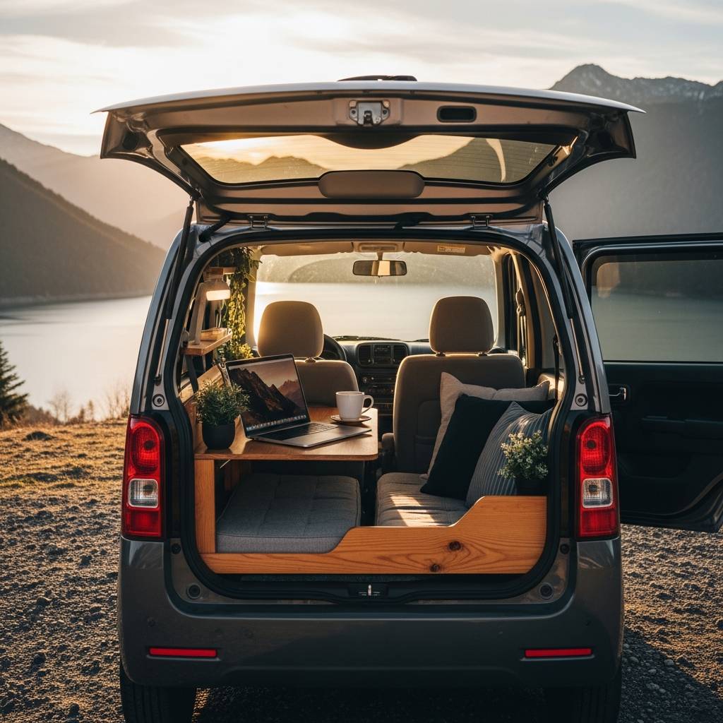 軽自動車×テレワーク革命！移動型オフィスの可能性